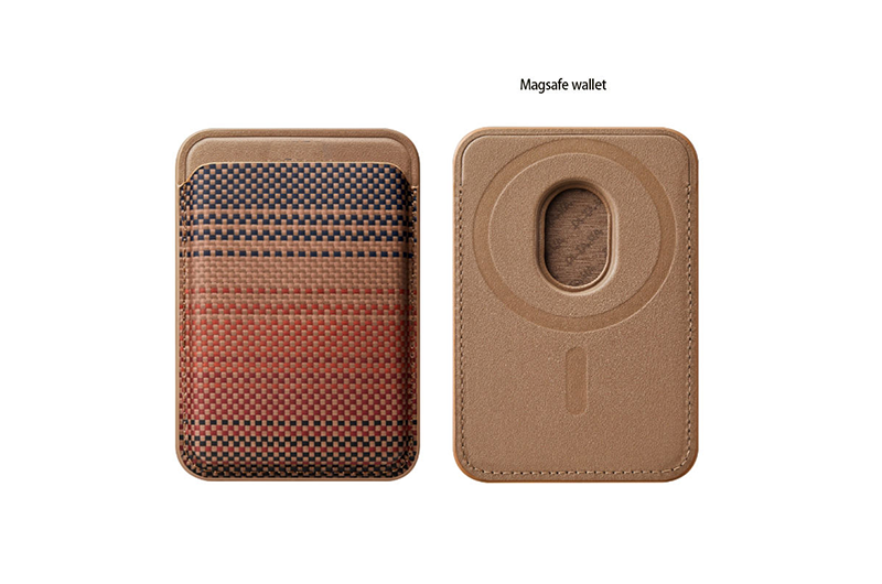 Kevlar PU Leather MagSafe Wallet  for iPhone 12-17 Series( (Support OEM/ODM)